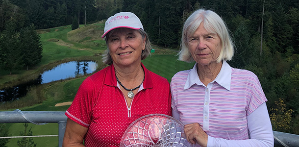 Mary Sias and Jackie Nelson - Super Senior Women's Team Champions
