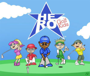 Durel Billy's Hero Kids junior golf cartoons