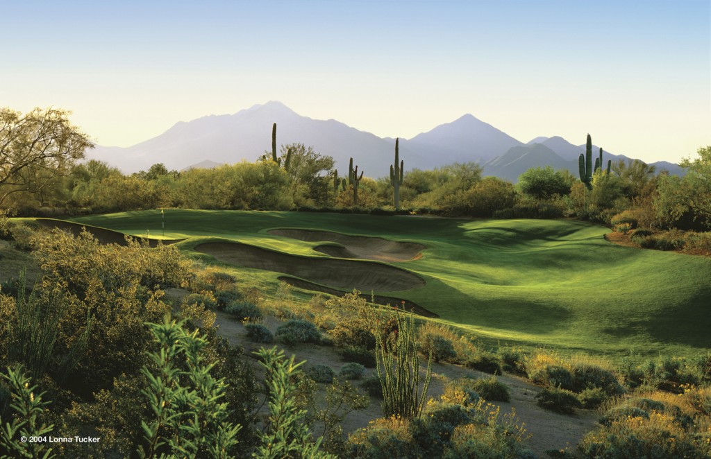 Grayhawk Golf Club #8 Green Complex, Raptor Course Scottsdale, Arizona